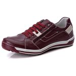 Sapatênis Masculino Bordô Comfort 3015