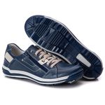 Sapatênis Masculino Azul Comfort 3015