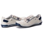 Sapatênis Masculino Gelo/Azul Comfort 3015