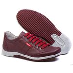 Sapatênis Masculino Bordô Comfort 3016