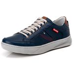 Sapatênis Masculino Azul Comfort 3020