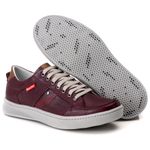 Sapatênis Masculino Bordô Comfort 3020