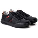 Sapatênis Masculino Preto Comfort 3020
