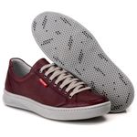 Sapatênis Masculino Bordô Comfort 3021