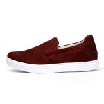 Slip On Masculino Bordô Comfort 3018