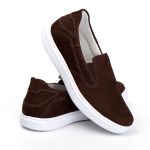 Slip On Masculino Café Comfort 3018