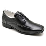 Sapato Social Comfort Masculino em Couro Preto 020
