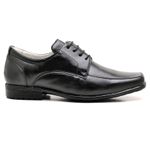 Sapato Social Comfort Masculino em Couro Preto 020