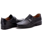 Sapato Social Comfort Masculino em Couro Preto 023