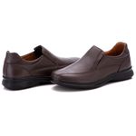 Sapato Social Comfort Masculino em Couro Café 030