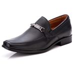 Sapato Social Comfort Masculino em Couro Preto 017