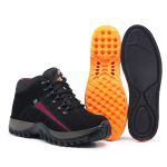 Bota Adventure Couro Ransterine Preta Comfort