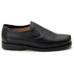 Sapatilha Comfort Masculino em Couro Preto