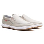 Sapatênis Slip On Masculino Couro Gelo