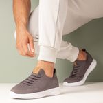 Tênis Sneaker Ultra Leve Ransterine Grafite
