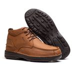Bota Comfort Masculino Em Couro Castor