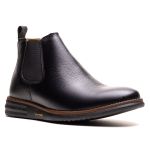 Botina Masculina Ultra Comfort em Couro Preto