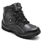 Bota Adventure Couro Preto Ransterine Comfort 