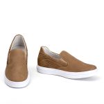 Slip On Masculino Ransterine Areia Comfort 