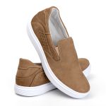 Slip On Masculino Ransterine Areia Comfort 