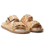 Papete Birken Pedraria Rast Shoes – Dourado