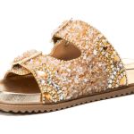 Papete Birken Pedraria Rast Shoes – Dourado