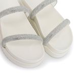 Papete Confort Rast Shoes Strass – Off White