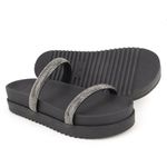 Papete Confort Rast Shoes Strass – Preto
