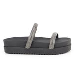 Papete Confort Rast Shoes Strass – Preto