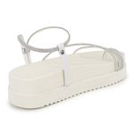 Papete Com Tiras Ajustáveis Pedraria Confort – Off White