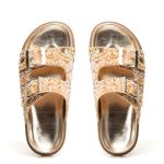 Papete Birken Pedraria Rast Shoes – Dourado