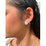 Brinco ear hook cristal