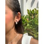 Brinco ear hook cristal