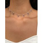 Chocker Gotas Lilás 