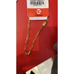 Pulseira Cartier Alongada Fecho Gaveta Banhado A Ouro 18k