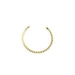 Pulseira Grumet Chapada Fecho Lagosta Banhado A Ouro 18k 