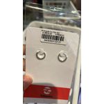 Brinco Argola Cravejado Banhado A Prata 925