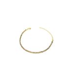 Pulseira Riviera Cristal Banhado A Ouro 18K