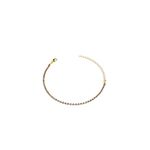 Pulseira Riviera Lilás Banhado A Ouro 18K