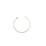 Pulseira Rabo Rato Quadrado Banhado A Ouro 18k