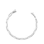Pulseira Cartier Alogando Fecho Canhão Banhado A Prata 925 