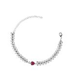 Pulseira Escama Cor Rosa Meio Banhado A Prata 925