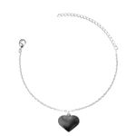Pulseira Coração Chapado Banhado A Prata 925