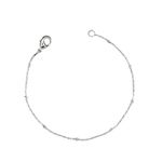 Pulseira Bolinha Delicada Banhado A Prata 925