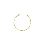 Pulseira 3x1 Chapada Fecho Mosquetinho Banhado A Ouro 18K