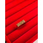 Anel Três Lines Colorido Cravejado Banhado A Ouro 18k