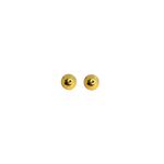 Brinco Bola Lisa AB Banhado a Ouro 18K