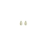 Brinco Pérola Gota Banhado A Ouro 18K