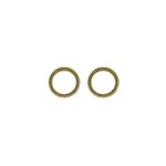 Brinco Arco Vazado Banhado A Ouro 18K