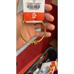 Pulseira Bracelete Regulável Chanel Aço Dourado 